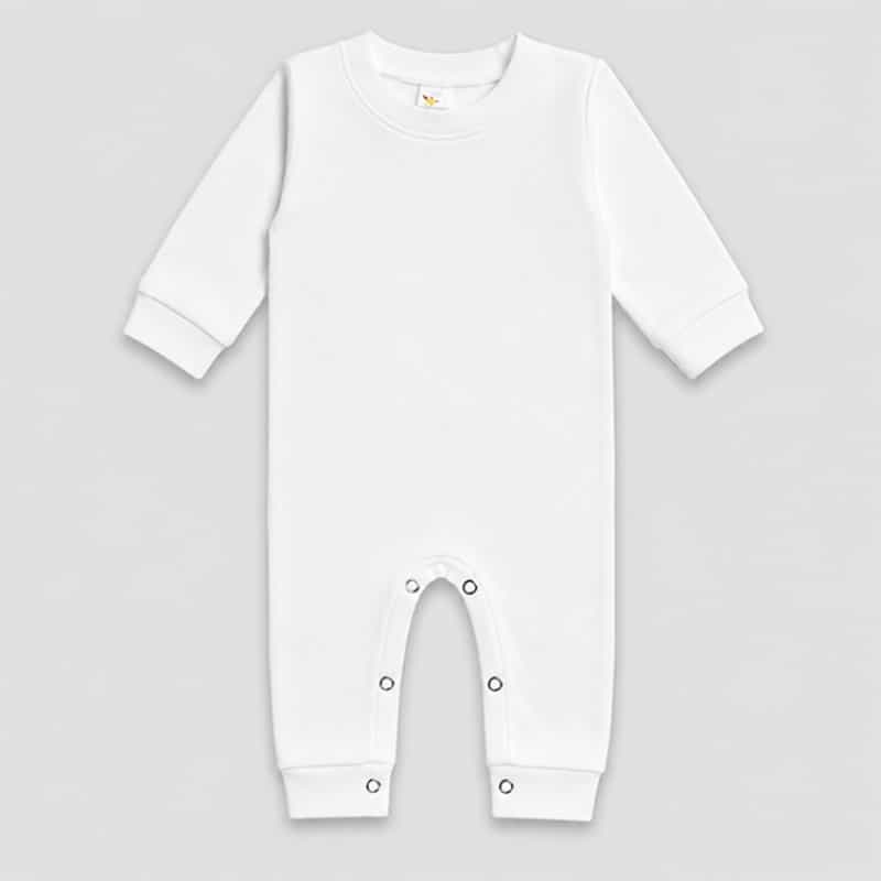 Baby One-Piece Sleep N Play Long Sleeve Crew Neck – Premium 100% Cotton
