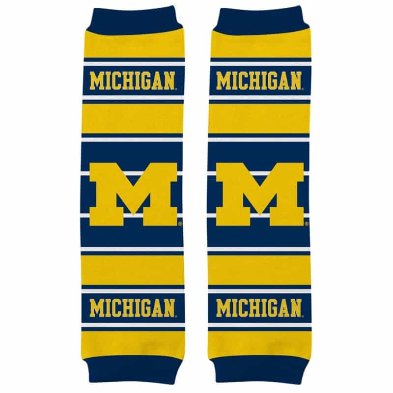 Michigan Wolverines Baby Leg Warmers