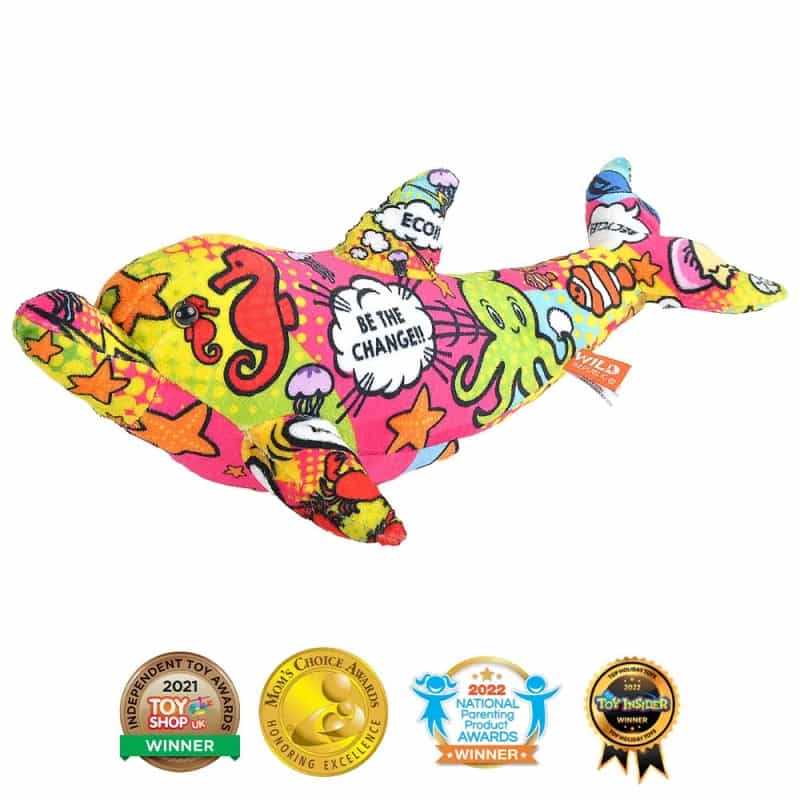 Message From The Planet Dolphin Stuffed Animal - 12"
