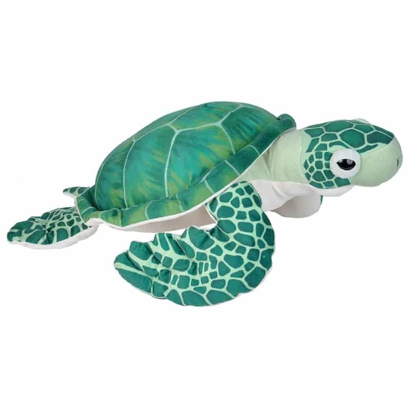 Living Ocean Jumbo Green Sea Turtle Stuffed Animal - 20"