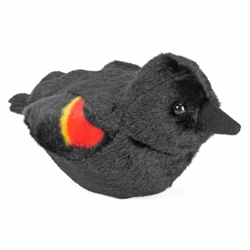 Audubon Birds Red Winged Blackbird Stuffed Animal - 5.5"