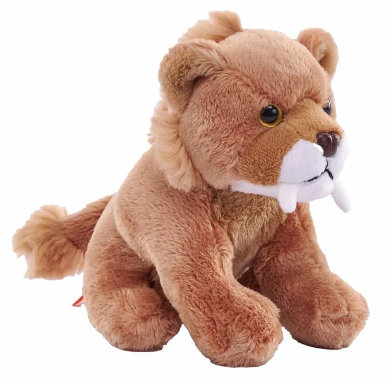 Pocketkins Eco Smilodon Stuffed Animal - 5"