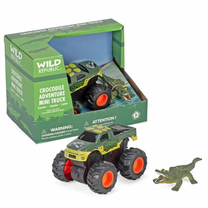 Adventure Mini Truck Crocodile Action Toy Set - 4"
