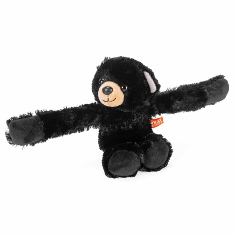 Huggers Black Bear Stuffed Animal - 8"