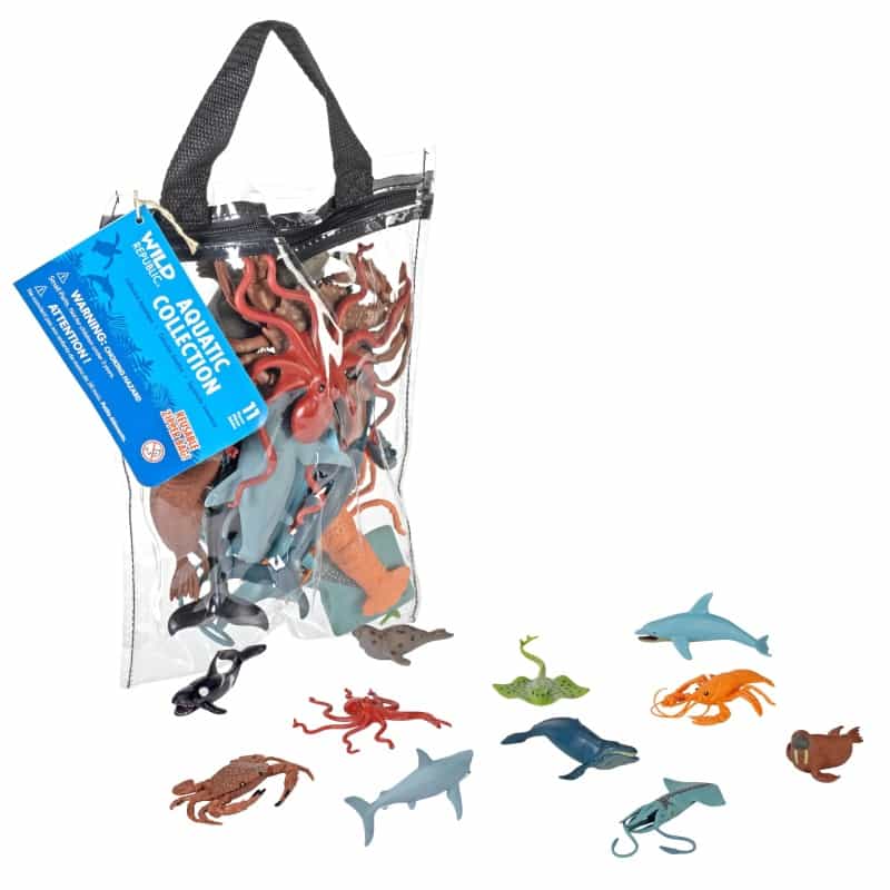 Polybag Zip Aquatic Figurines - 12"