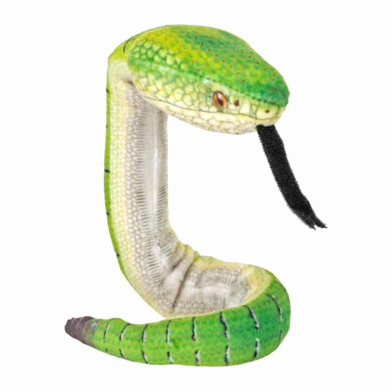 Coilkins Borneo Pit Viper Stuffed Animal - 12"