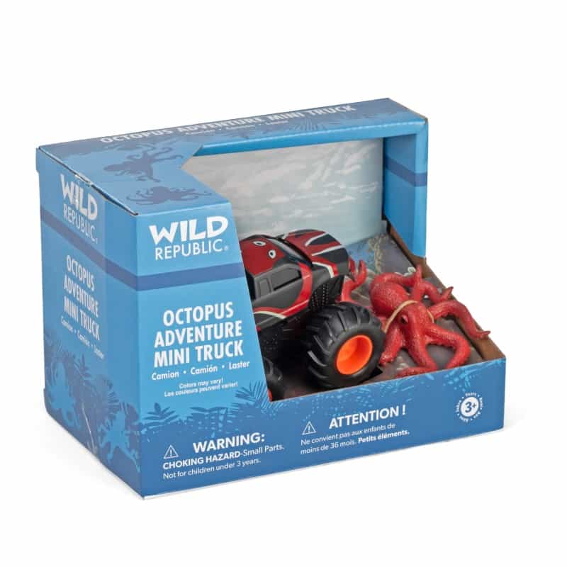 Adventure Mini Truck Octopus Action Toy Set - 4"