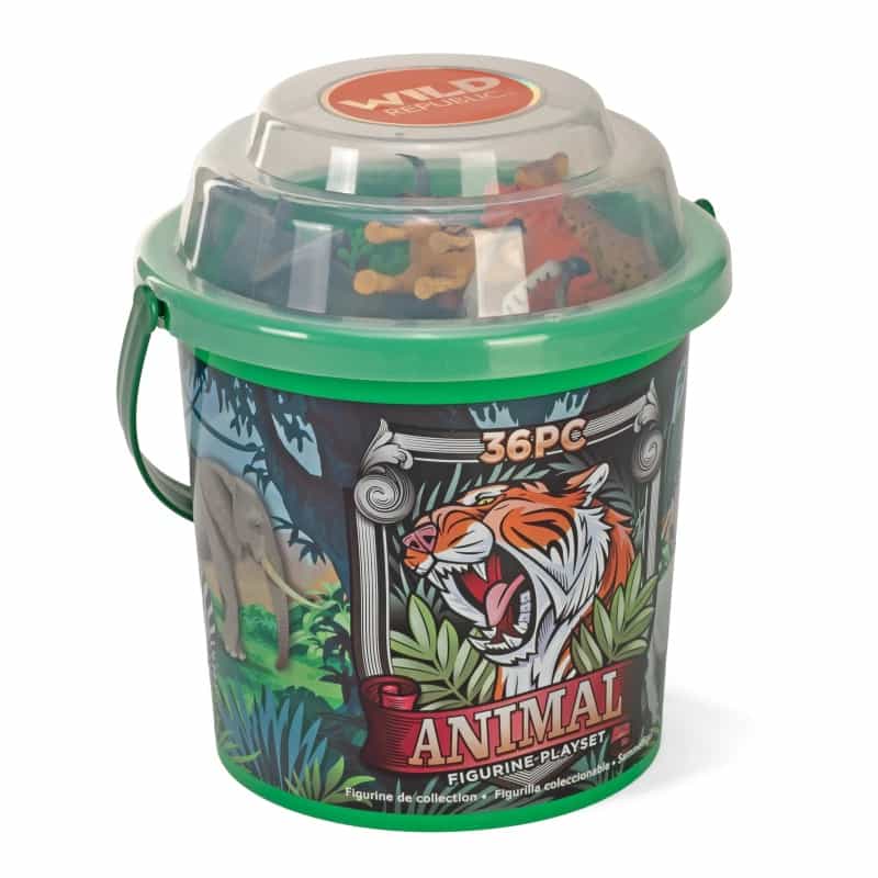 Adventure Buckets Animal Figurines - 8"
