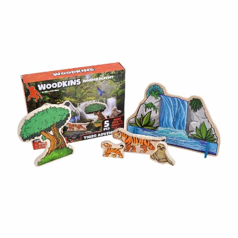 Woodkins Rainforest Wooden Playset - 11"