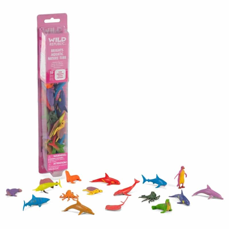 Nature Tube Bright Aquatic Figurines - 13"