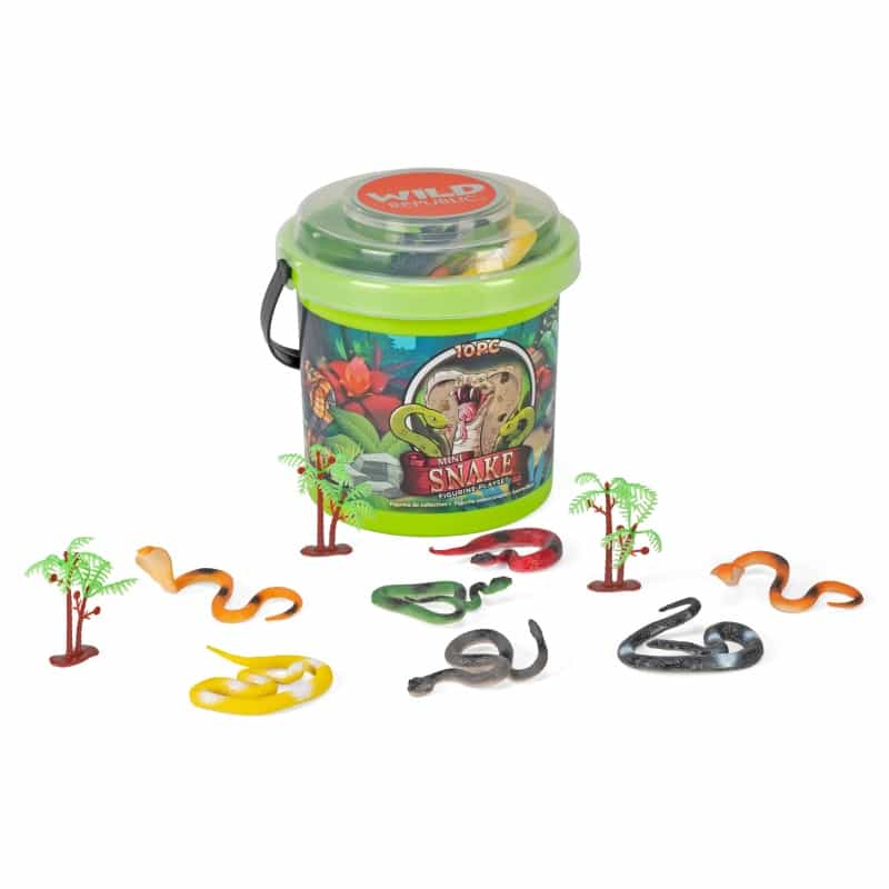 Adventure Buckets Mini Snake Figurines - 4"