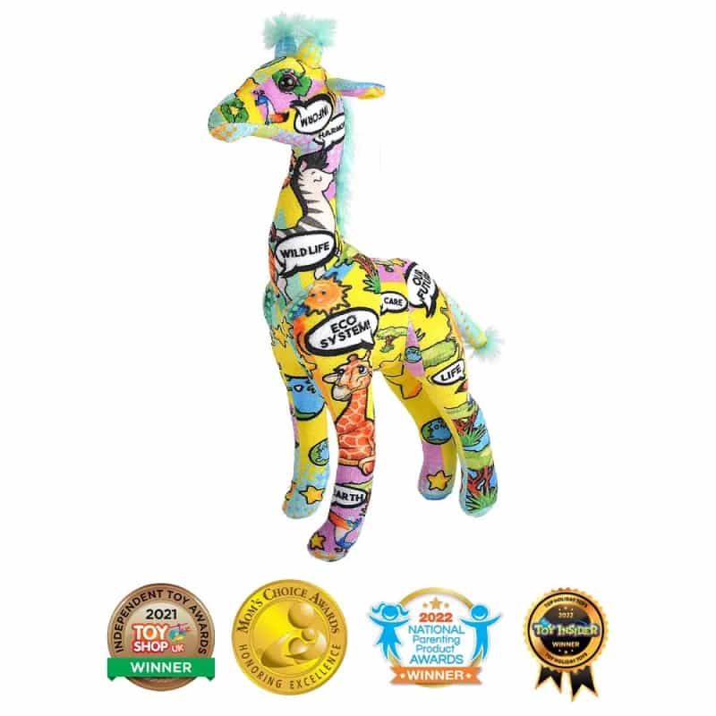 Message From The Planet Giraffe Stuffed Animal - 12"
