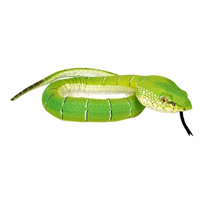Borneo Pit Viper Snake Stuffed Animal - 54"