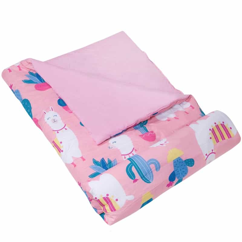 Llamas And Cactus Pink Original Sleeping Bag