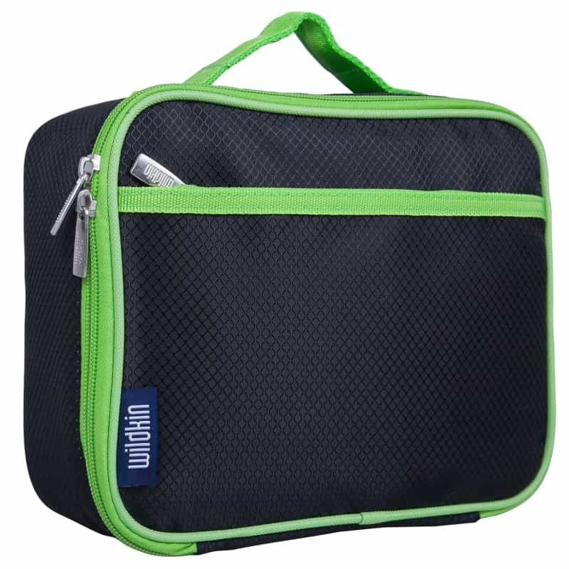 Rip-Stop Black/Green Lunch Box