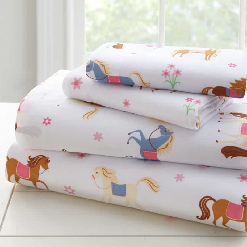 Horses Microfiber Sheet Set - Full
