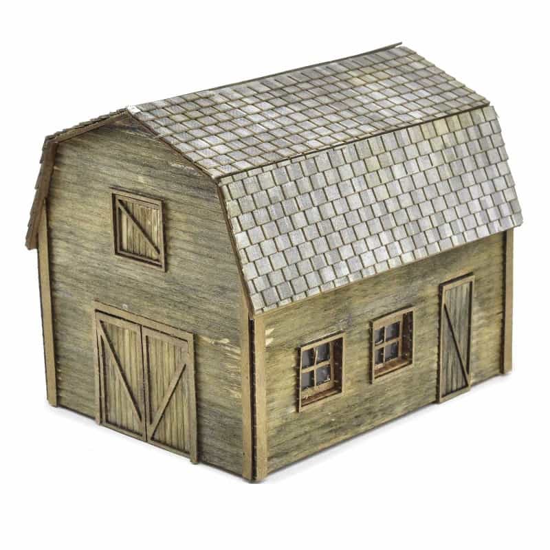 Rural Tractor Shed With Hayloft Kit, Ho Scale By Scientific