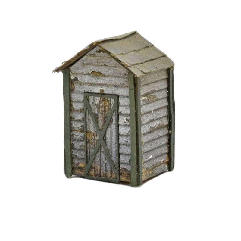 Single Occupancy Outdoor Lavatory Kit, Ho Scale By Scientific