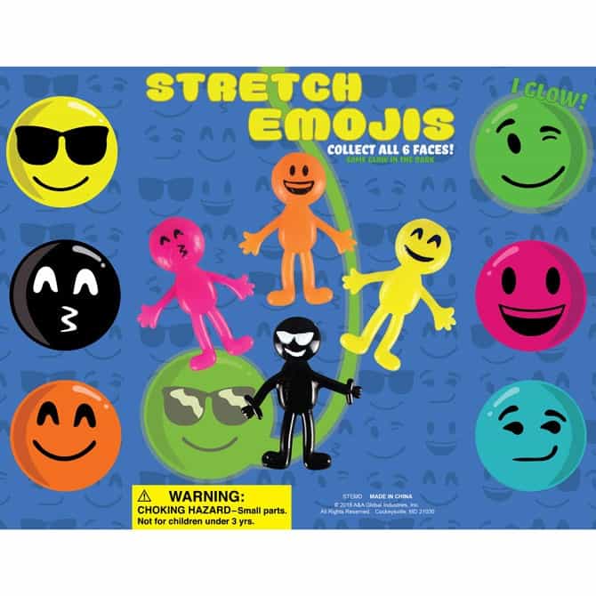 Stretch Emojis Display Card