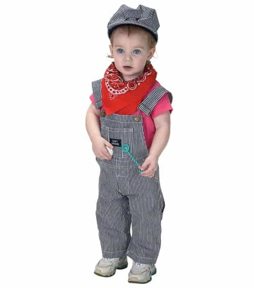 Train Engineer Suit, Size 18 Month