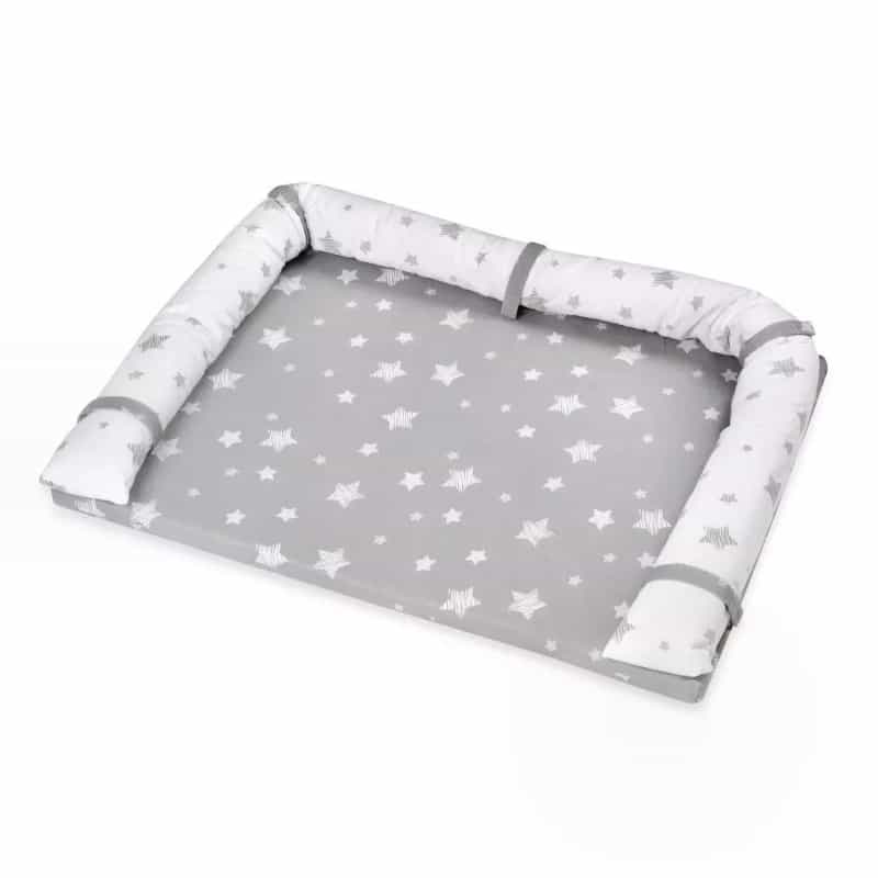 Grey White Star Cotton Changing Pad Covers (Dresser Cover)