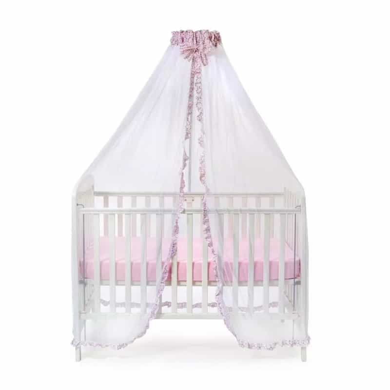 Pink Dots Mosquito Net