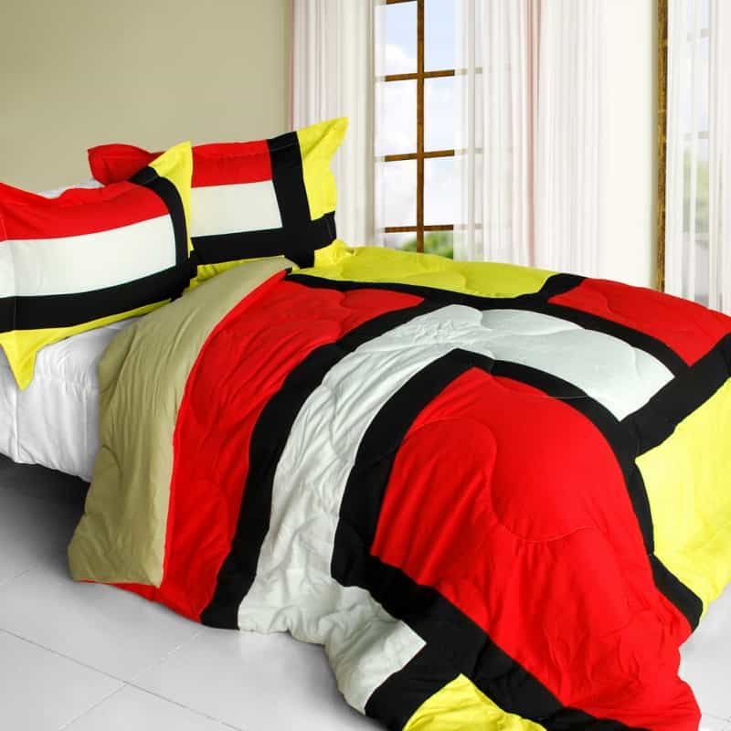 Quilted Patchwork Down Alternative Comforter Set - Clownfish