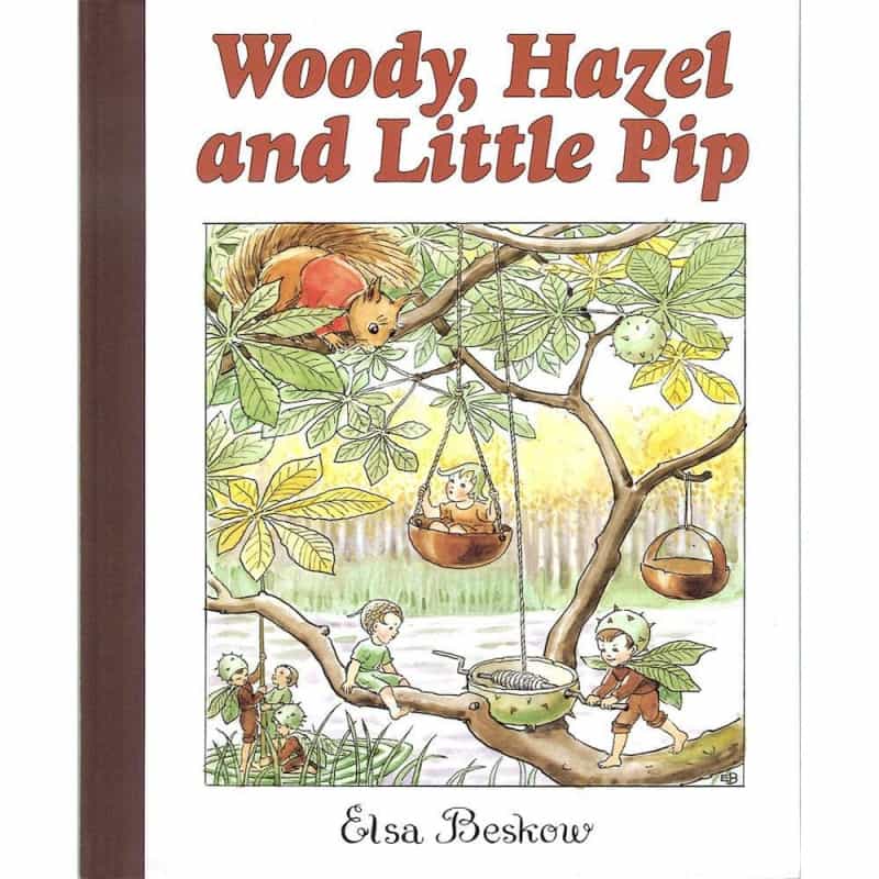 Woody, Hazel And Little Pip By Elsa Beskow - Full Size
