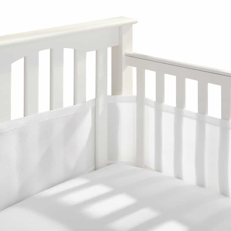 Breathable Mesh Crib Liner For Full Sized Crib