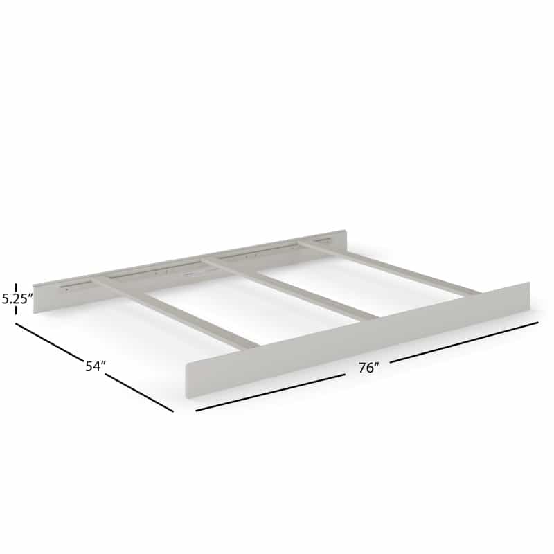 F06401 - Full-Size Bed Rails, Gentle Gray