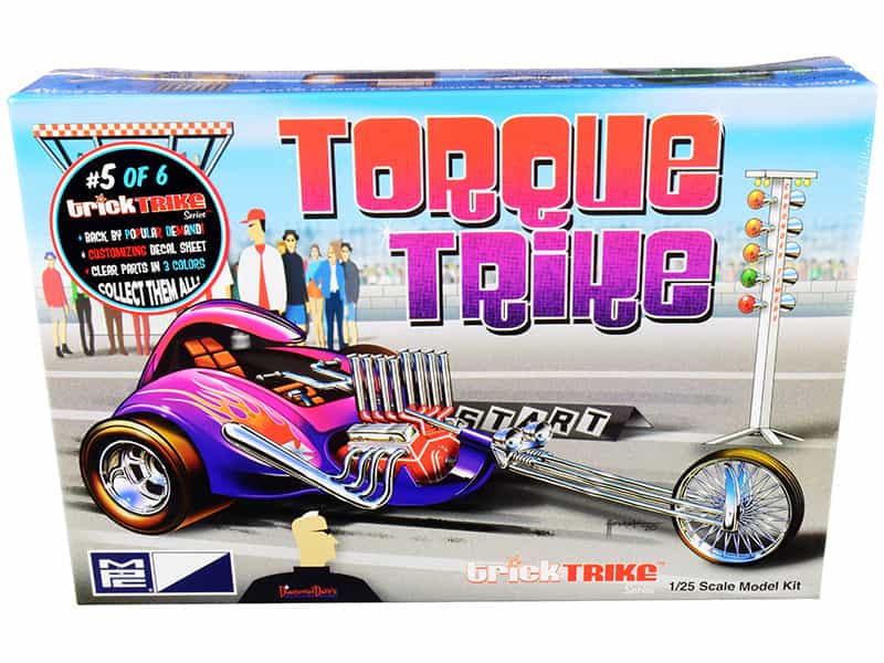 Skill 2 Model Kit Torque Trike "Trick Trikes" Series 1/25 Scale Model By Mpc