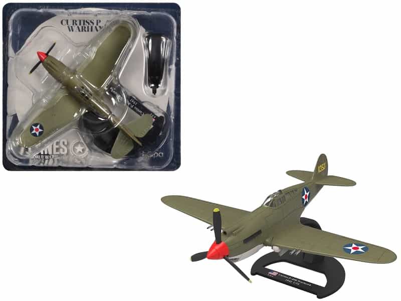 Curtiss P-40B Warhawk Aircraft "Hawaii" (1945) United States Army Air Forces "Planes Of World War Ii" Series 1/72 Diecast Model Airplane By Luppa