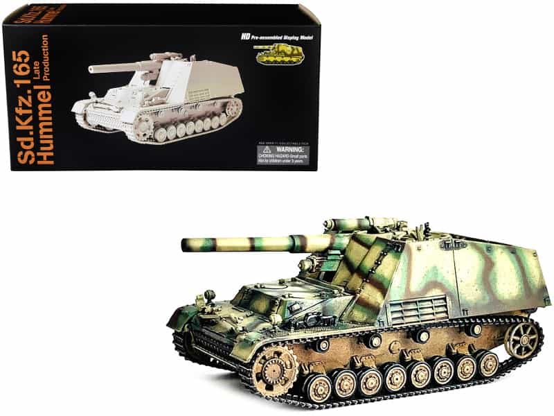 German Sd.Kfz.165 Hummel Self-Propelled Gun #313 "Late Production German Army" "Neo Dragon Armor" Series 1/72 Plastic Model By Dragon Models