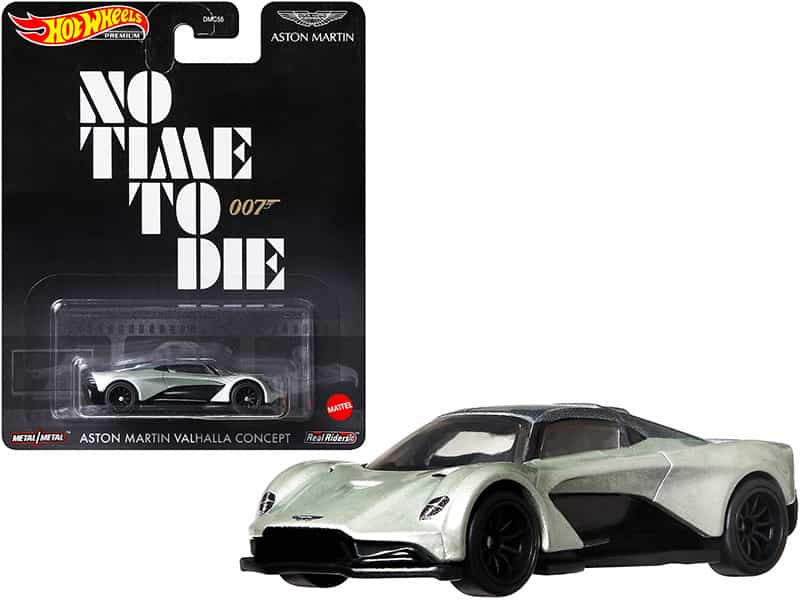 Aston Martin Valhalla Concept Light Green Metallic With Dark Green Top (James Bond 007) "No Time To Die" (2021) Movie Diecast Model Car By Hot Wheels