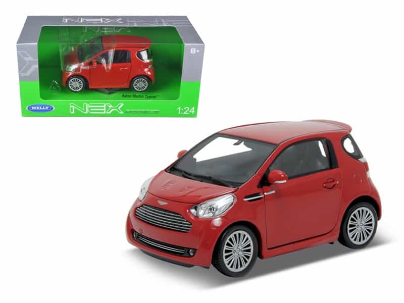 Aston Martin Cygnet Red 1/24 Diecast Car Model By Welly
