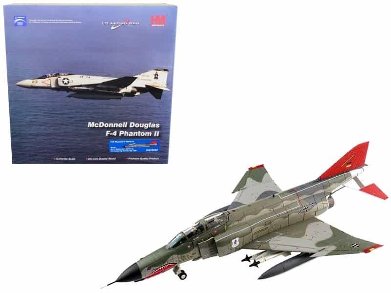 Mcdonnell Douglas F-4F Phantom Ii "Norm 81" Fighter Aircraft "Jg 71 "Richthofen" Gaftic 86 Cfb Goose Bay Canada" (May 1986) "Air Power Series" 1/72 Diecast Model By Hobby Master