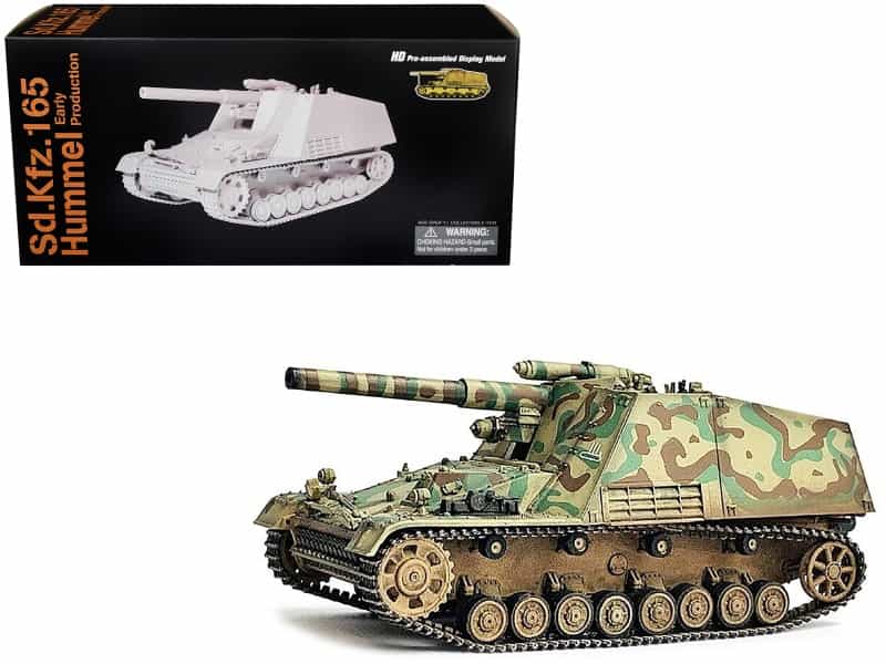German Sd.Kfz.165 Hummel Self-Propelled Gun V2 "Early Production German Army" "Neo Dragon Armor" Series 1/72 Plastic Model By Dragon Models