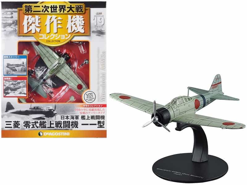 Mitsubishi A6m2a "Zero" Fighter Aircraft "Imperial Japanese Navy Air Service" 1/72 Diecast Model By Deagostini