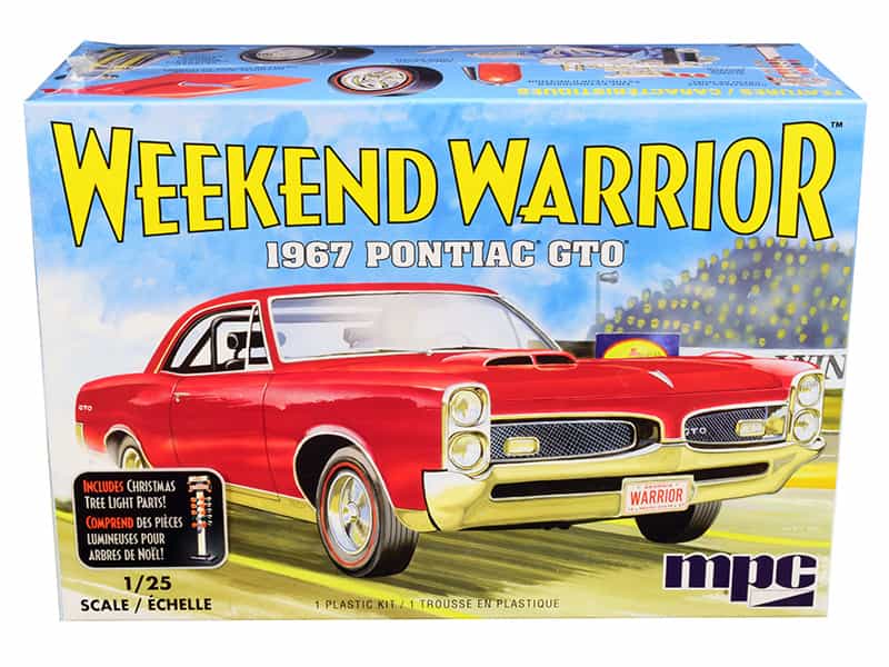 Skill 3 Model Kit 1967 Pontiac Gto "Weekend Warrior" 3 In 1 Kit 1/25 Scale Model By Mpc