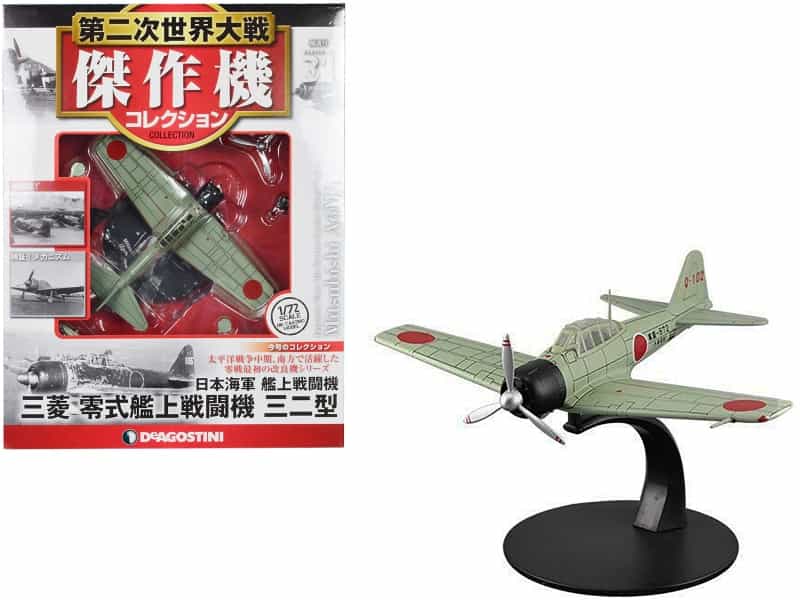 Mitsubishi A6m3 "Zero" Fighter Aircraft "Imperial Japanese Navy Air Service" 1/72 Diecast Model By Deagostini