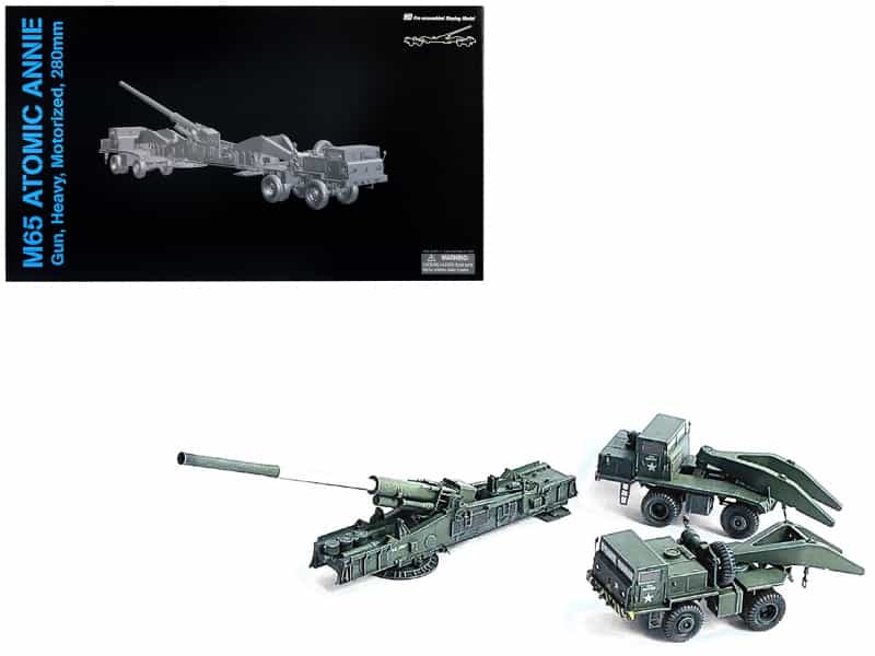 United States M65 Atomic Cannon "Atomic Annie" Artillery Olive Drab "Firing Mode" Us Army "Neo Dragon Armor" Series 1/72 Plastic Model By Dragon Models