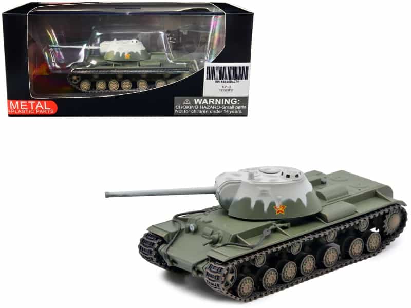 Soviet Kliment Voroshilov Kv-3 Heavy Tank Winter Camouflage 1/72 Diecast Model By Panzerkampf