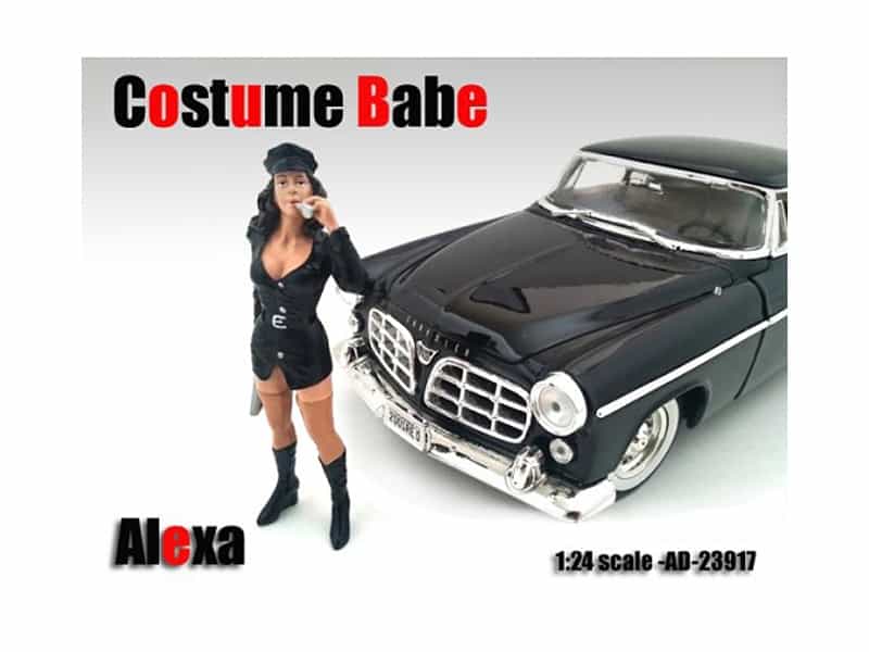 Costume Babe Alexa Figure For 1/24 Scale Models By American Diorama