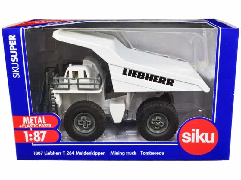 Liebherr T 264 Mining Truck White 1/87 (Ho) Diecast Model By Siku