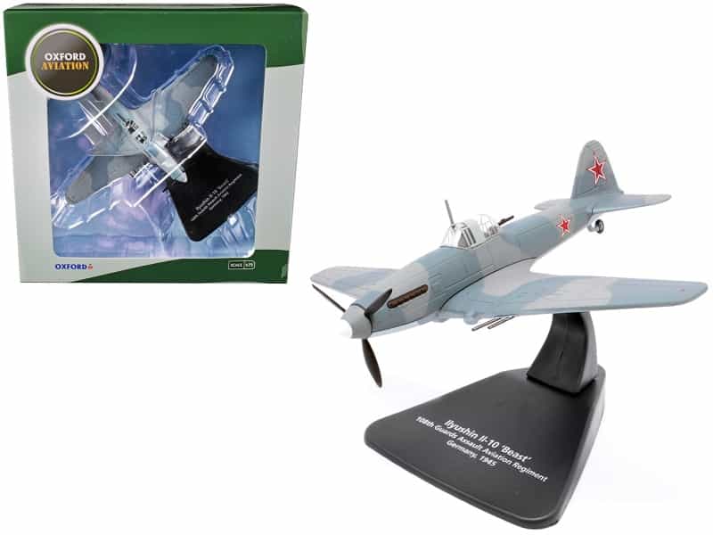 Ilyushin Il-10 "Beast" War Plane 108Th Guards Assault Aviation Regiment Germany (1945) "Oxford Aviation" Series 1/72 Diecast Model Airplane By Oxford Diecast