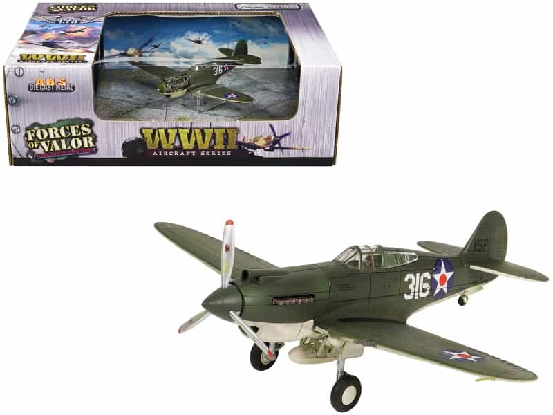 Curtiss P-40B Hawk 81A-2 (P-8127) Aircraft Fighter "47Th Pursuit Squadron (15Th Pursuit Group) Serial : 316/15P Hawaiian Islands Pearl Habor" (7 December 1941) "Ww2 Aircrafts Series" 1/72 Diecast Model By Forces Of Valor