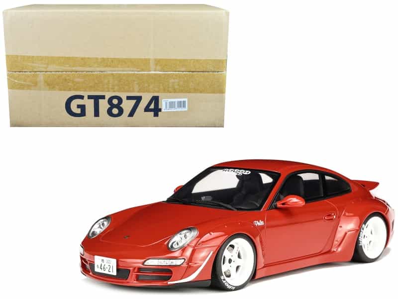 2021 Porsche 911 Rwb "Aka Phila" Red 1/18 Model Car By Gt Spirit