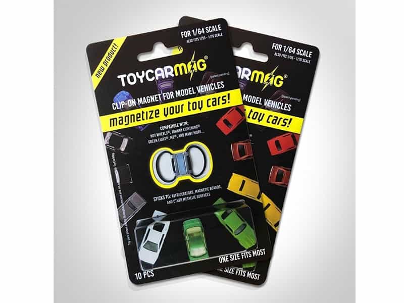 10 Piece Clip-On Magnets Clip And Display For 1/64-1/55-1/76 Scale Model Cars By Toyscarmag