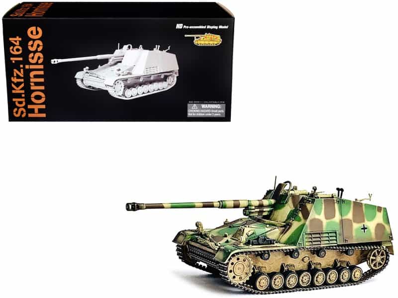 German Sd.Kfz.164 Hornisse "Nashorn" Armored Vehicle "German Army" "Neo Dragon Armor" Series 1/72 Plastic Model By Dragon Models