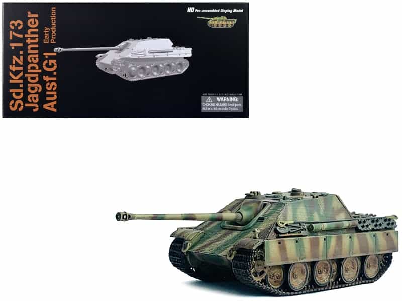 Germany Sd.Kfz.173 Jagdpanther Ausf.G1 Early Production Tank "S.Pz.Abt.654 Ruhr Pocket" (1945) "Neo Dragon Armor" Series 1/72 Plastic Model By Dragon Models